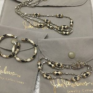 John Medeiros Necklace Bracelet Earring Set